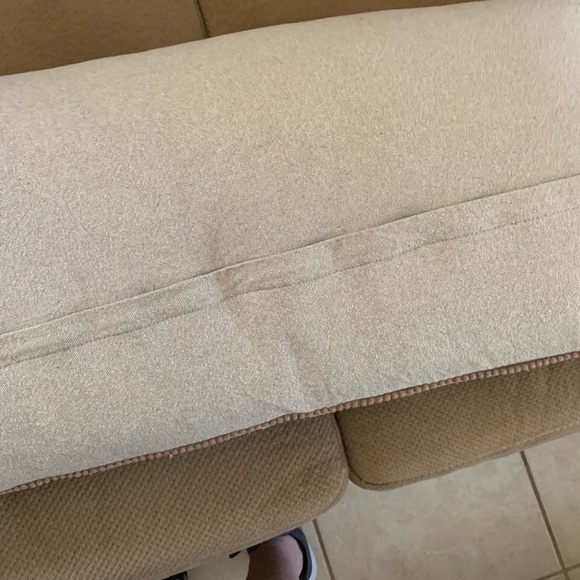 Creative Co-Op Cotton Velvet Embroidered Lumbar Chambray Pillow 36" L x … - Picture 5 of 7